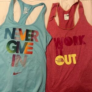 Nike Dri-Fit & The North Face Tank Tops